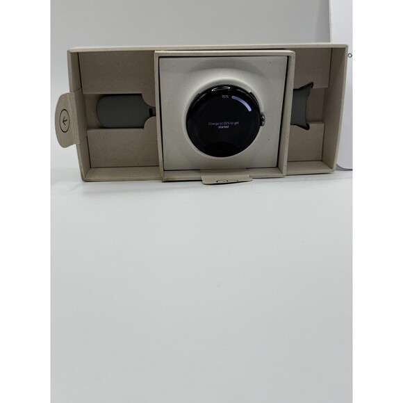 Google Pixel Watch 3 45mm Wi-Fi Smartwatch With Band Box Gray Fitbit (see pics) - Picture 2 of 9